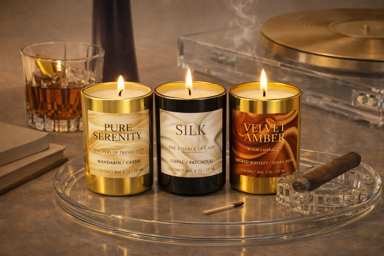8oz Trio Set – TK Luxury Candles